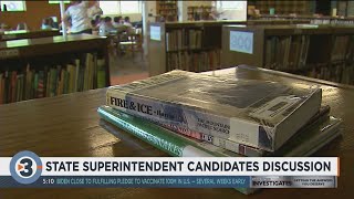 State superintendent candidates hold discussion