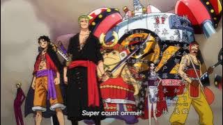 Straw Hat Pirates Epic Crew Gathering in Onigashima To Defeat Kaido Free Wano One Piece Episode 1000