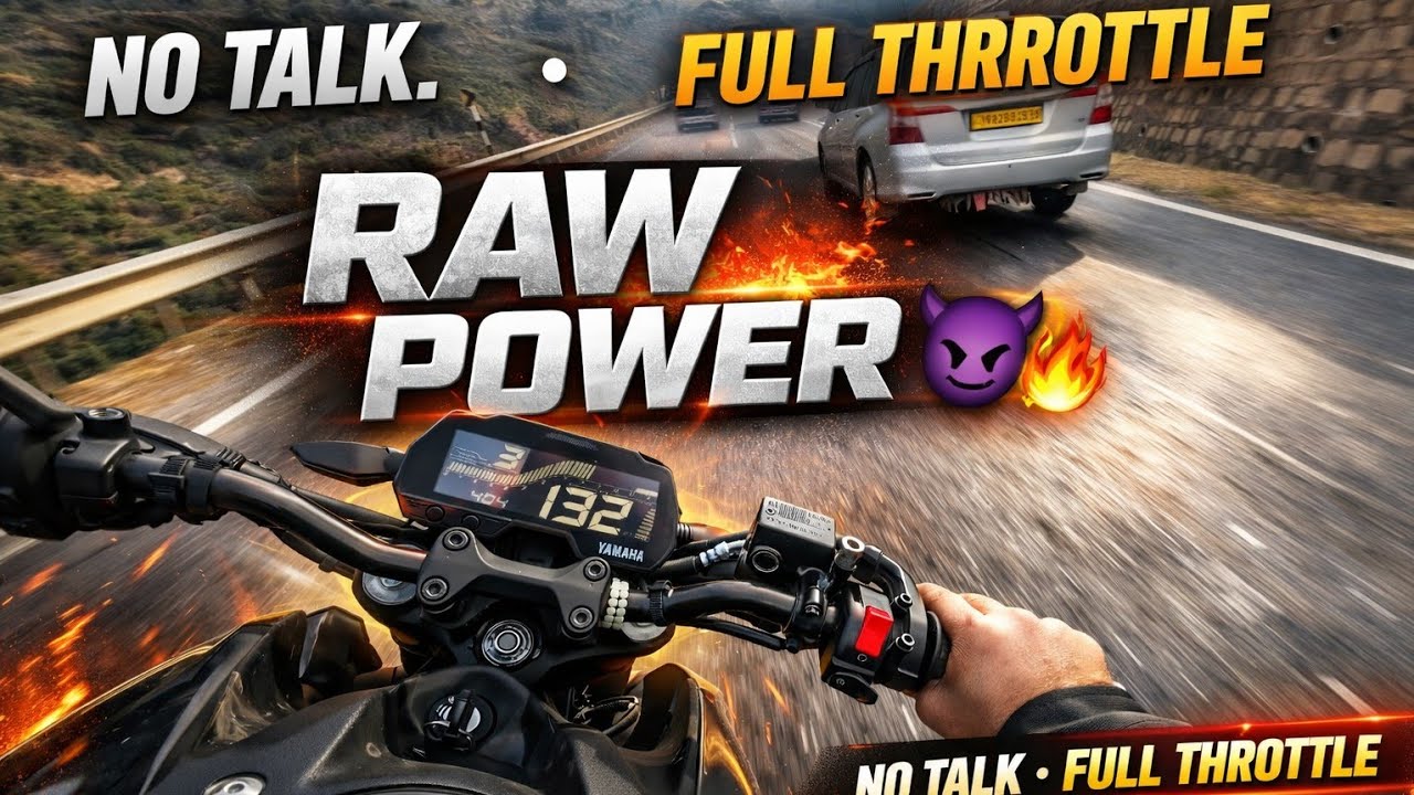 No Talk. Only Raw Power 🔥 | MT-15 Full Throttle Mountain Highway Hyper Ride 😈🏍️