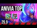 ANIVIA vs MORDEKAISER (TOP) | 6/2/6 | EUNE Master | 25.9