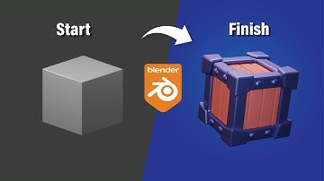 How I made Stylized Crate In Blender 4.1 [Tutorial]  | BEY 3D
