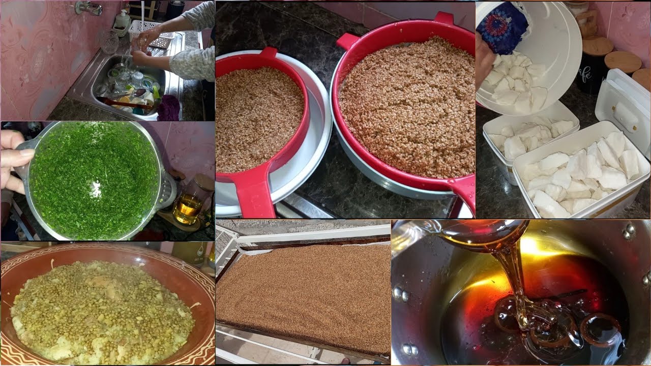 تحضيرات الاولة لرمضان🌙بدا المعقول مكاين غير تخمال وتوجاد💪جربتها قدامكم ومحشماتنيش😅عسل ساهل وناجح 👌