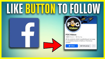 Hoe je de Like-knop op een Facebook-pagina kunt veranderen in een Volg-knop