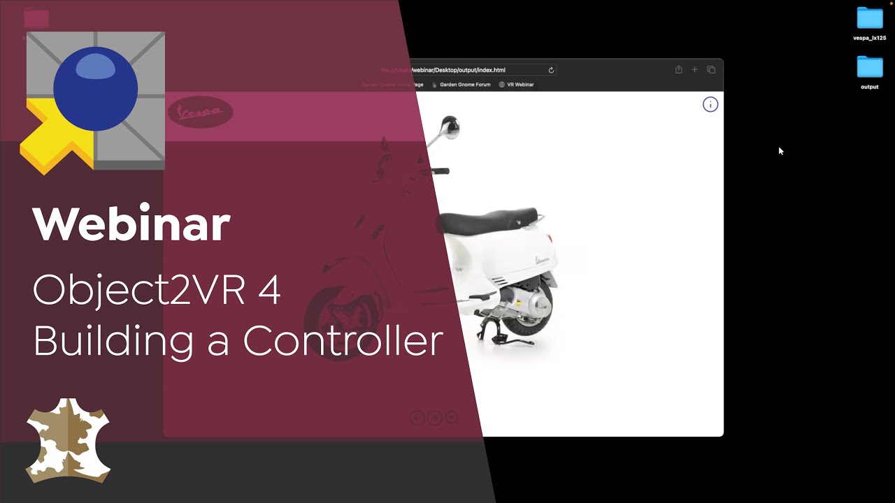 Webinar | Object2VR 4 | Building A Controller