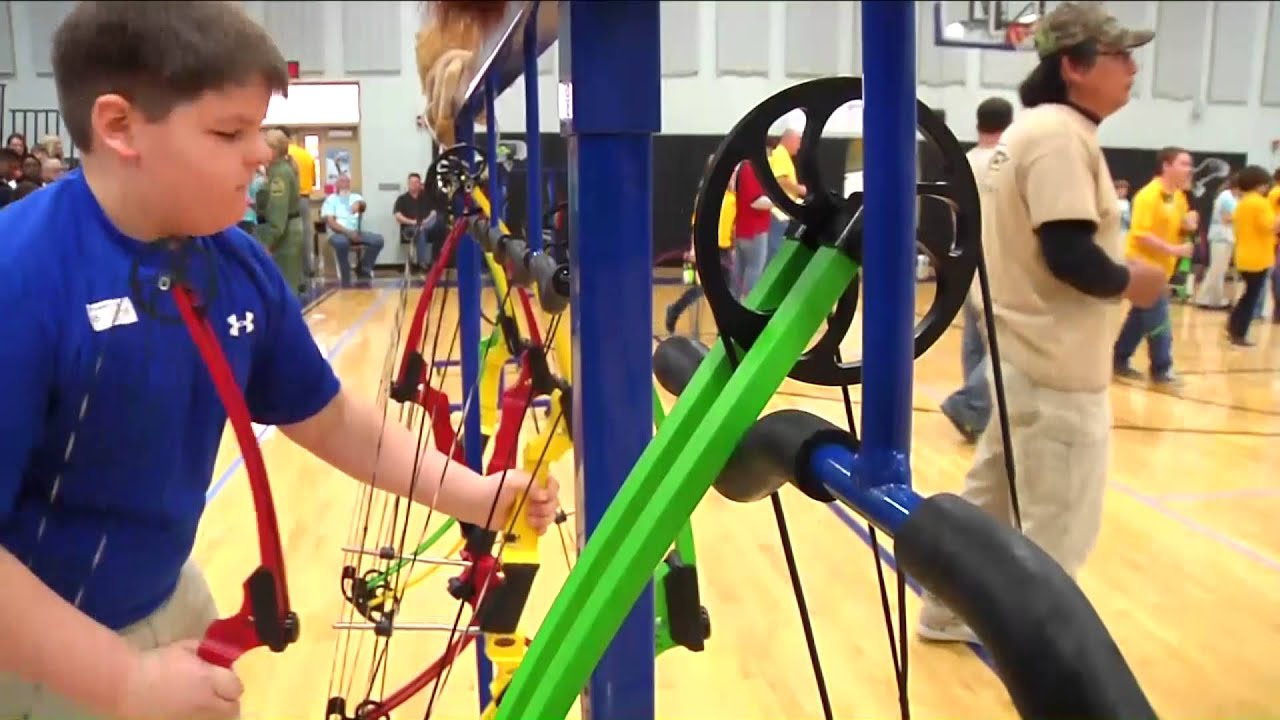 Archery allowing kids to take aim in the right direction YouTube