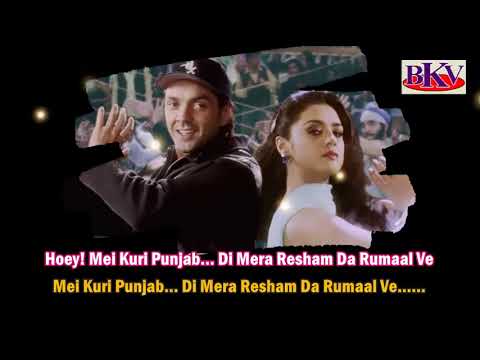 Tera Rang Balle Balle - KARAOKE - Soldier 1998 - Bobby Deol \u0026 Preity Zinta