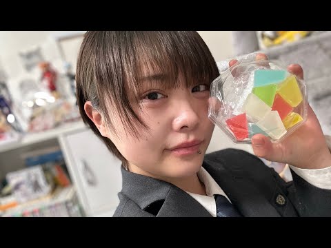 ASMR 琥珀糖の咀嚼音　chewing sound SR3D