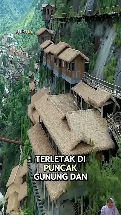 DESA TERPENCIL DI LERENG TEBING DI CHINA