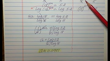Solving Exponential Equations Part 2 USING LOGARITHMS