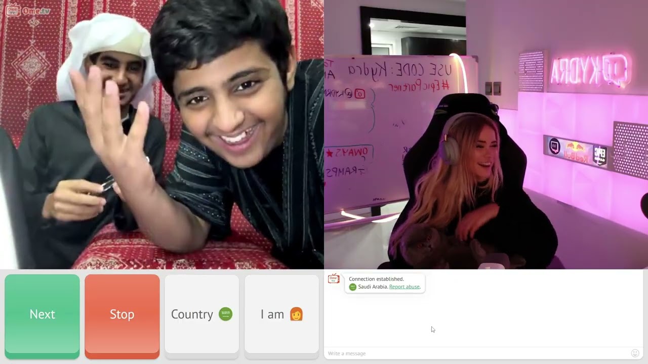 KYDRA TRIES SPEAKING ARABIC ON SAUDI ARABIA OMEGLE 😂