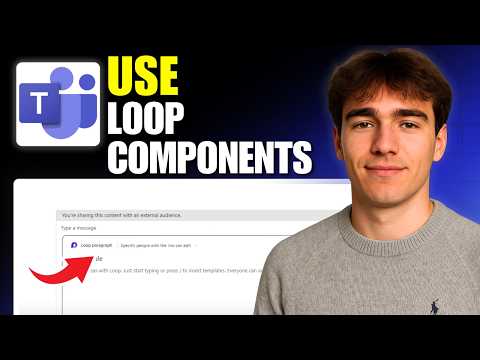 How To Use Loop Components In Microsoft Teams Chat (Tutorial 2026)