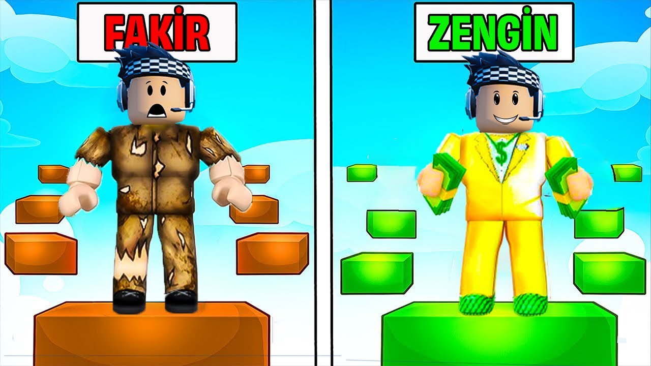 ZENGİN VS FAKİR PARKUR! | Roblox