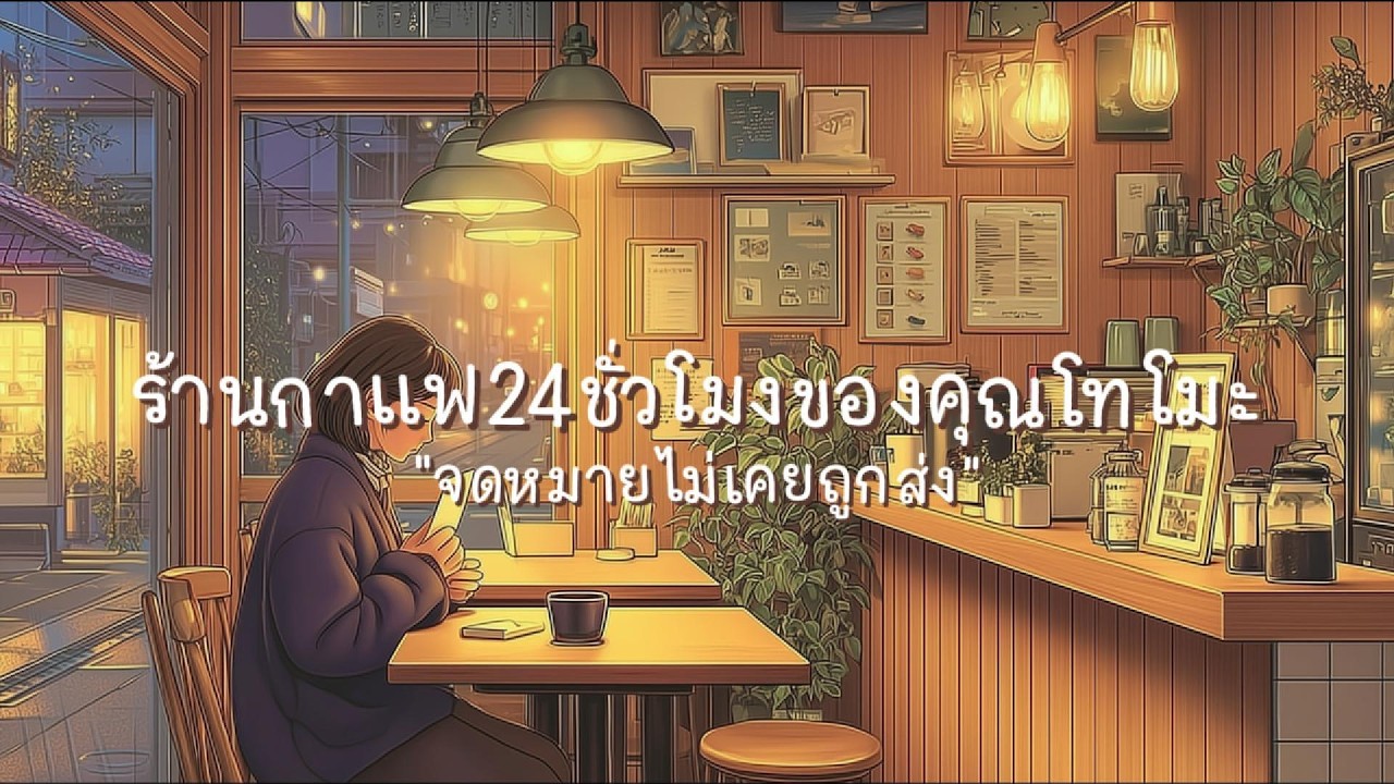 จดหมายที่ไม่เคยถูกส่ง l ร้านกาแฟ 24 ชั่วโมงของคุณโทโมะ l เรื่องเล่าซึ้ง ๆ ก่อนนอน