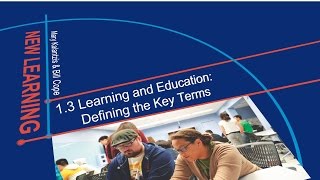 1.3 Learning and Education: Defining the Key Terms Net Worth