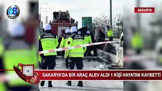 14 Şubat Sabahında Sakarya’da Feci Kaza