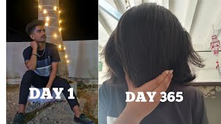 DAY 1 to 365 Day journey my long hair
