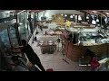 Flash flood smashes through restaurant doors in Venice
