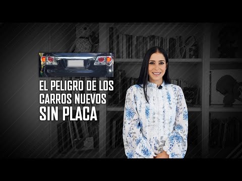 Sin permiso: El peligro de los carros nuevos sin placa.