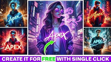 How to create 3D AI Smoke Neon Wings Trending Images using Microsoft Bing 2024 | Bing Image Creator