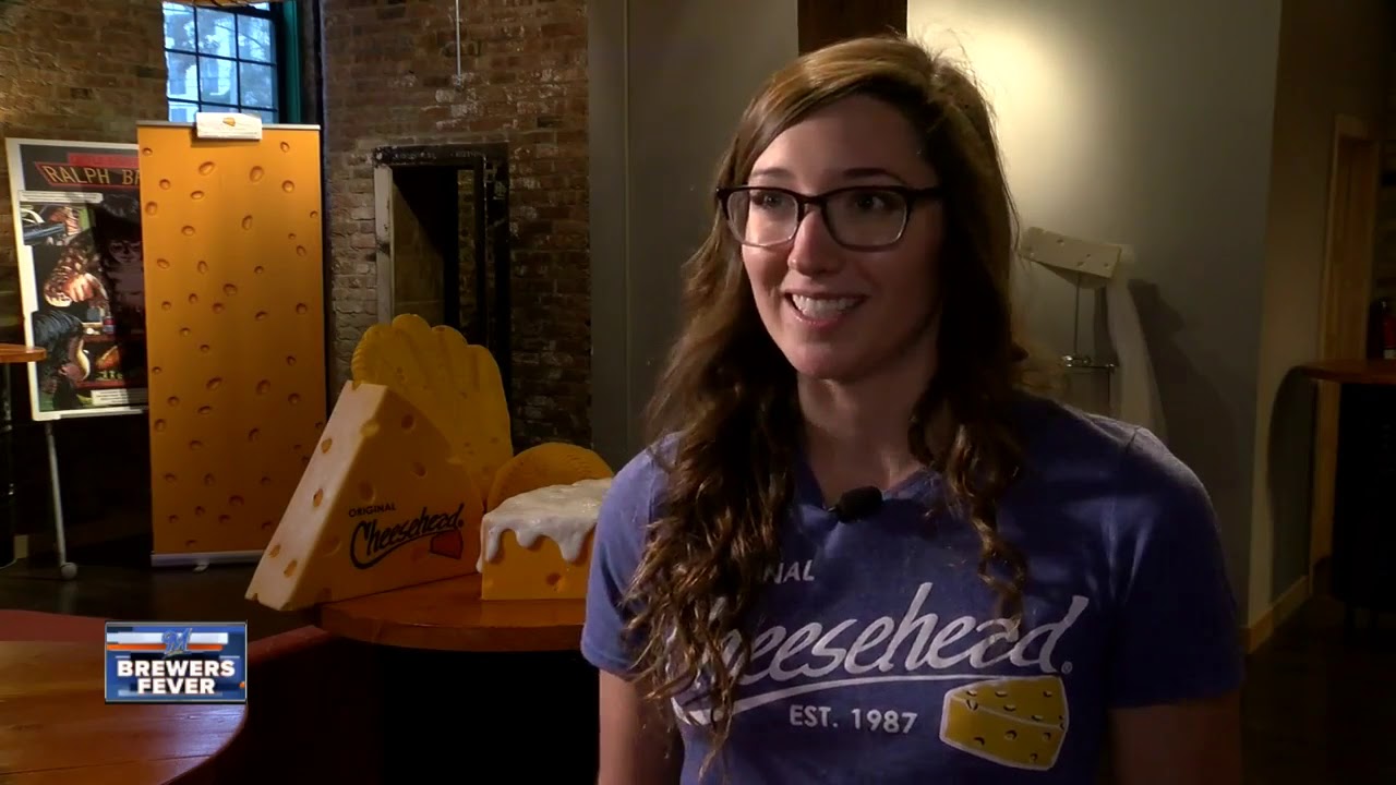 Foamation makes Brewers beer cheesehead YouTube