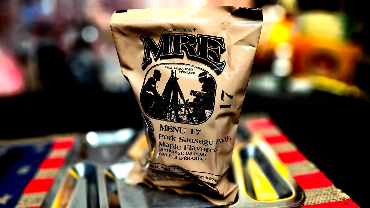 2020 MRE l Menu 17 l Pork sausage patty, maple flavored YouTube