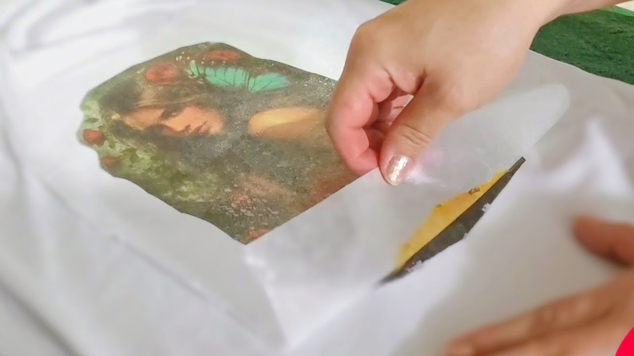 Estamoado CASERO sobre tela con contac