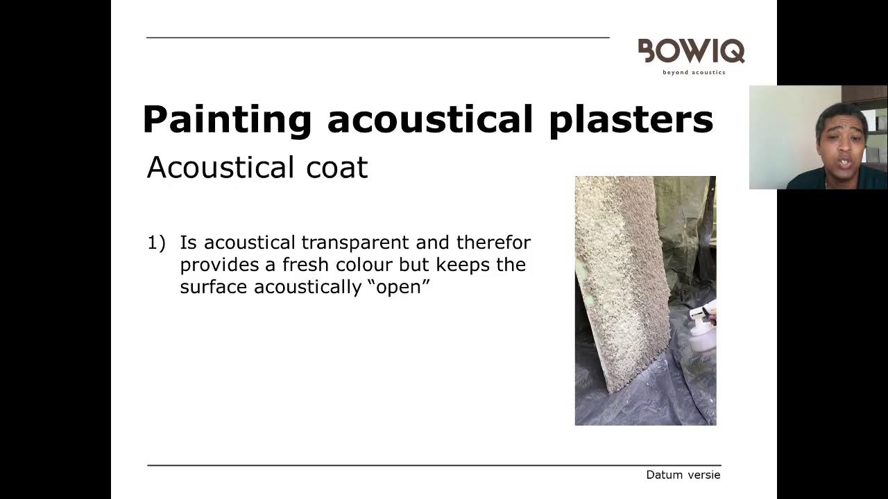 Can acoustical plasters be painted? YouTube