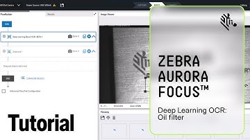Deep Learning OCR | Oil Filter | Zebra