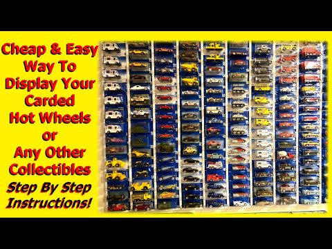 How to display Hot Wheels, Matchbox and other Carded Collectibles quick and easy | Hot Wheels