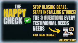 Stop Asking for Referrals: The 3-Question Framework That Sells For You