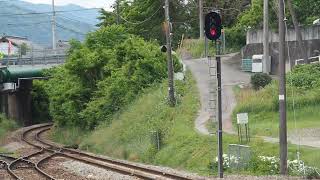 2700系赤いアンパンマン列車 特急南風 土讃線箸蔵駅