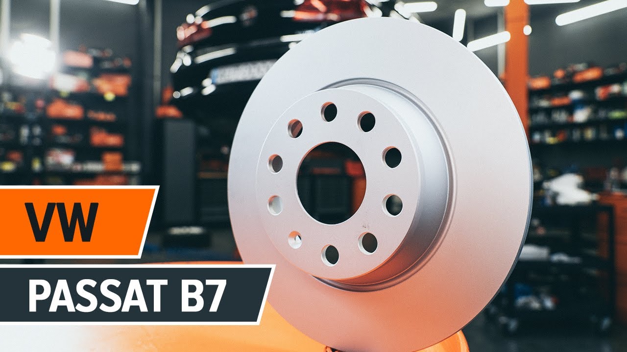 How to change rear brake discs on VW PASSAT B7 Saloon [TUTORIAL AUTODOC