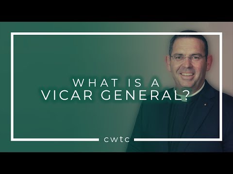 Video: Di gereja katolik apakah itu vicar?