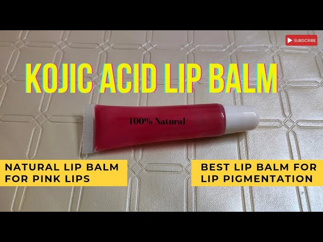 Kojic Acid Lip Balm Recipe for dark lips | Lighten Lip Pigmentation  Naturally at Home