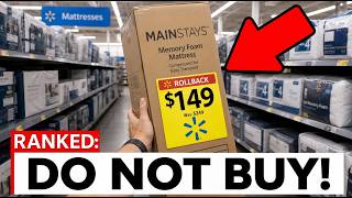 I Ranked Every Walmart Mattress, Worst to Best