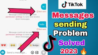 TikTok messages sending problem solved 2023 |tiktok inbox settings screenshot 3
