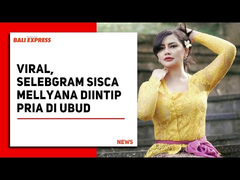 Viral, Selebgram Sisca Mellyana Diintip Pria di Ubud