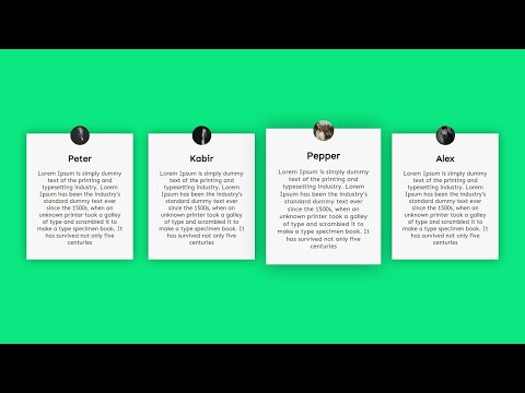 Create Our Team Section on Website Using HTML and CSS | With Hover Effect | Responsive Design