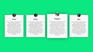Create Our Team Section on Website Using HTML and CSS | With Hover Effect | Responsive Design