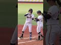 女子野球【巨人】中江映利加選手のヒットパフォーマンス🔥 #shorts