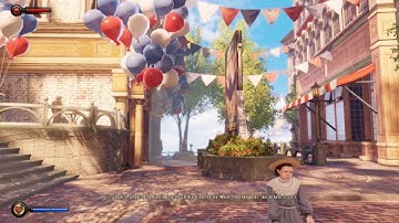 BioShock Infinite Gameplay Walkthrough Part 3 - Raffle Square -- HD