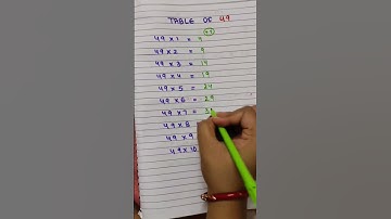 Table trick of 49 #maths #shorts #ytshorts #youtubeshorts #trending #viral #tricks