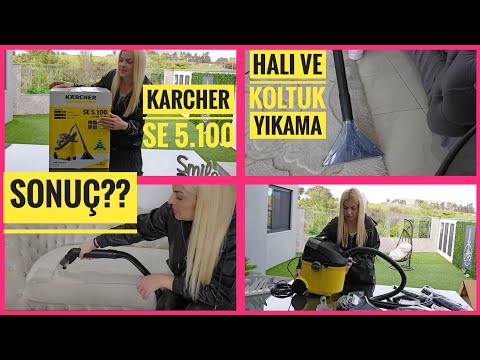 Temizlik! Karcher SE 5.100! Halı Yıkama ve Koltuk Temizliği