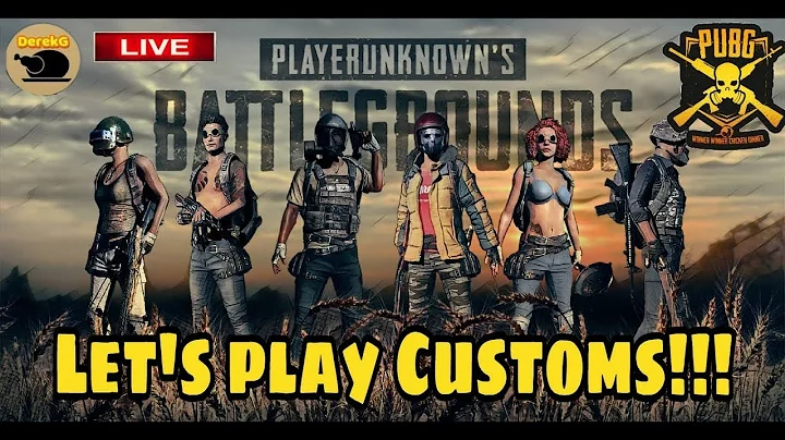 DerekG PUBG Mobile Livestream 9/24/2018 - Custom Rooms!!