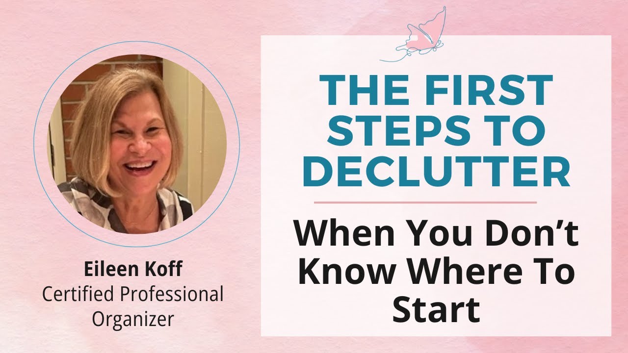 First Steps To Declutter When You Don't Know Where To Start - YouTube