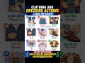 Clothing & Dressing Actions 👕 | Daily English Vocabulary