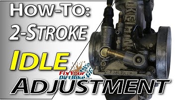 2-takt carburateur afstellen - stationair draaien afstellen | Repareer uw crossmotor #2takt #dirt...