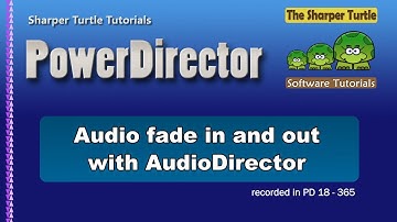 PowerDirector -Audio fade in and fade out with AudioDirector