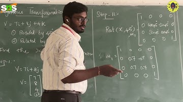 DT - Lecture Video | Homogeneous Transform | SNS Institutions