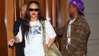 Rihanna and ASAP Rocky were spotted leaving a late night meeting in New York